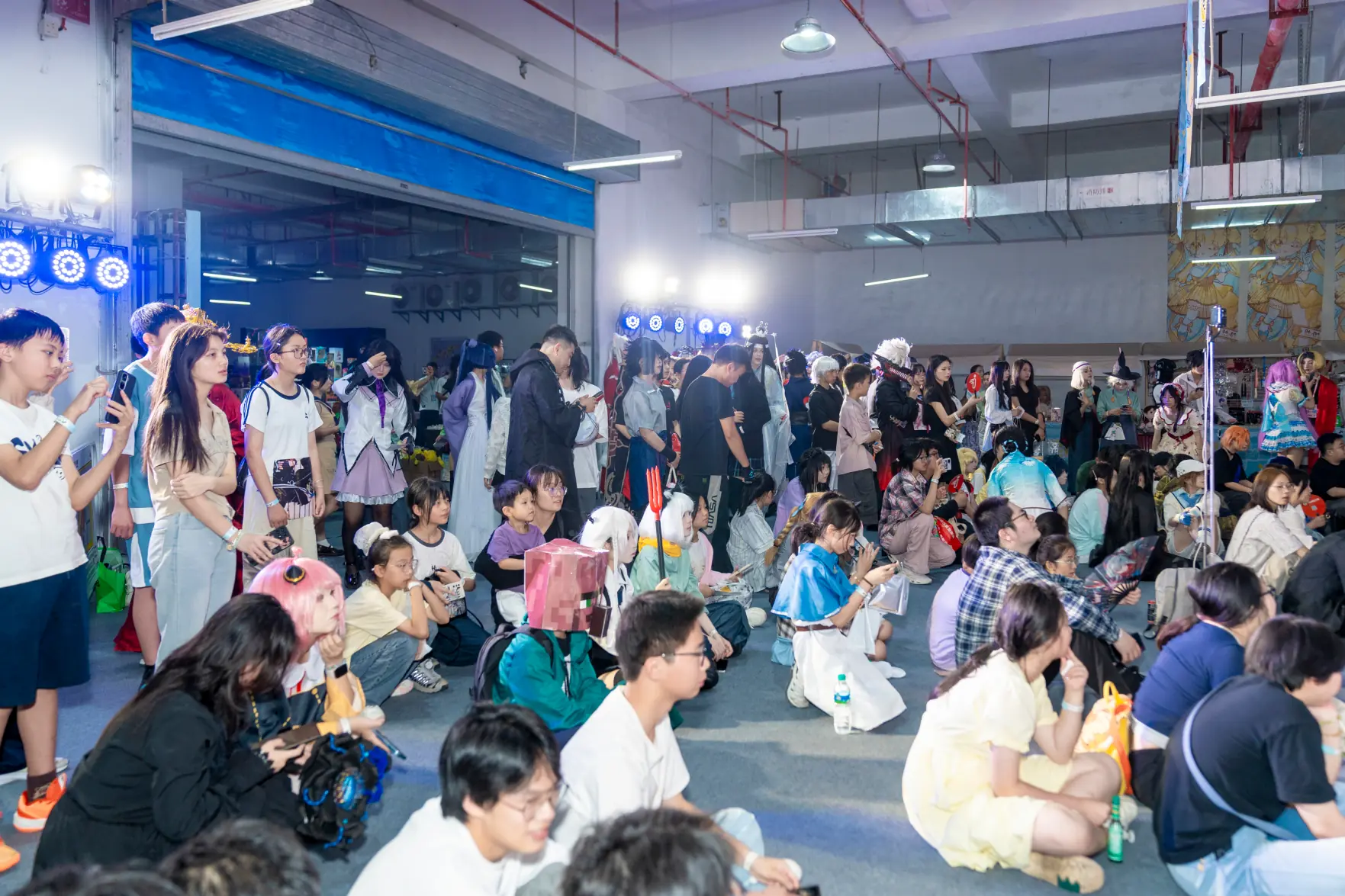 饶派第二届国风动漫游戏嘉年华室内观众
